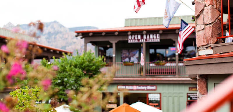 Здание с флагами